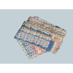 Babydeken gehaakt pastels